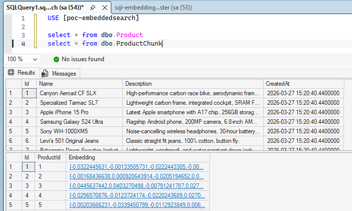 Vector Search in SQL Server 2025